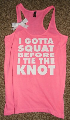 bride workout tank