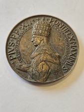 Grosse Medaille [156g] VATICAN - PIE XII (Eugenio Pacelli)  BRonze Rare