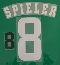 Flock Nummer number número Trikot jersey shirt Deutschland Germany 1998 away