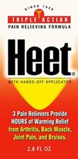 Heet Pain Relieving Formula with Hands Off Applicator 2.8 FL OZ