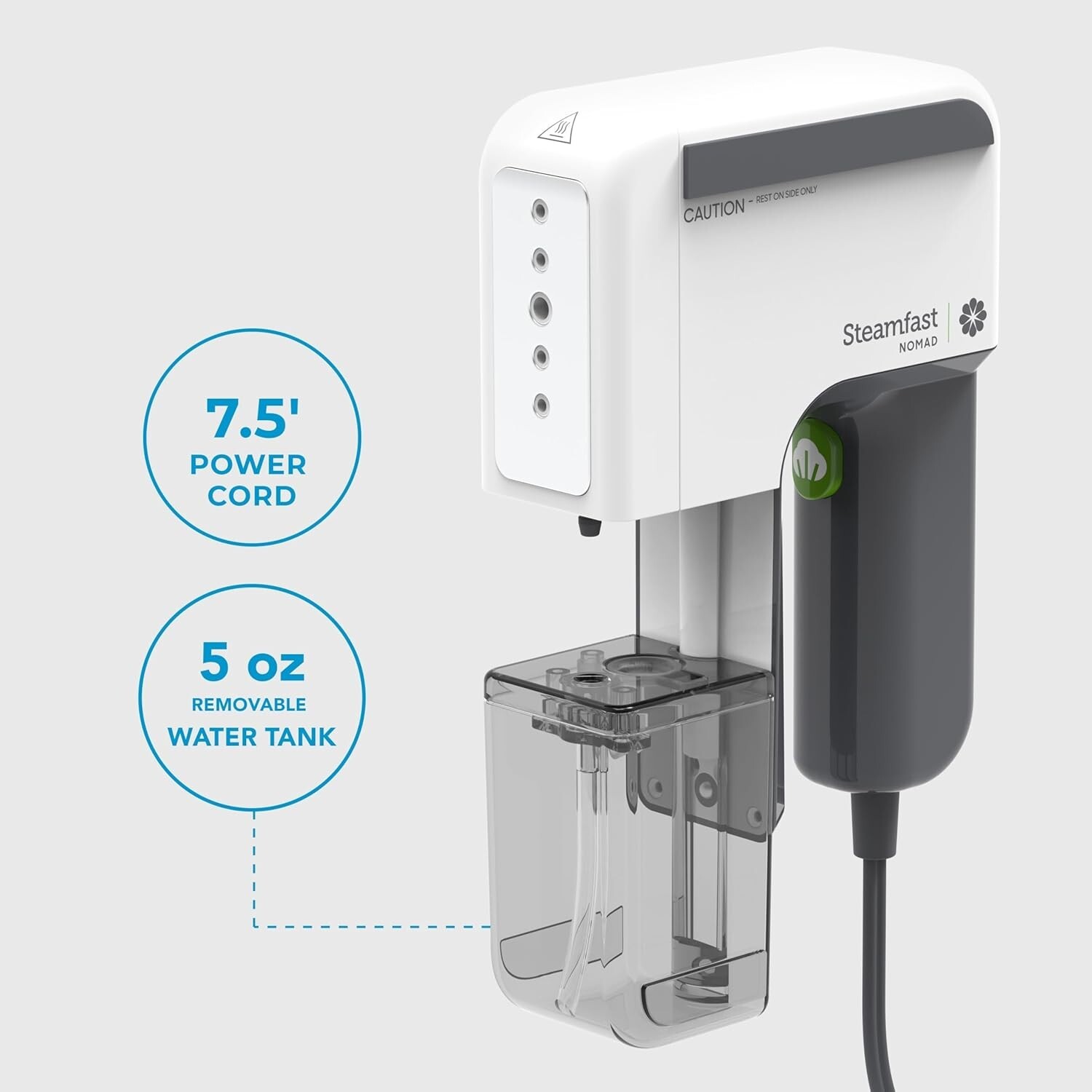 NEW Steamfast NOMAD Travel-Size Garment Steamer for Clothes - Portable Handheld