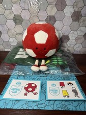 Jellycat Football Club amuseable soccer ball Canada exclusive  sticker  scarf