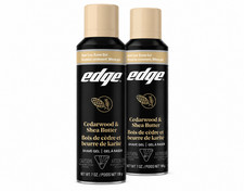 Edge Shave Gel Cedarwood Shea Butter 7 oz Men's Shaving Cream Gel 2 Pack