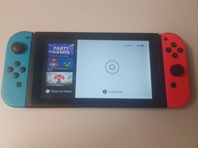 Nintendo Switch Console 4 Games Installed.
