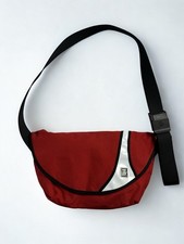 Borsa Crumpler Weenie Messenger Vintage 1996 Ottime Condizioni Rosso e Bianco Y2K Rara