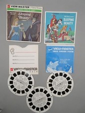 Viewmaster Walt Disney SLEEPING BEAUTY Reels 1970s White No Orange Tint