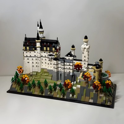 Neuschwanstein Castle 21063 Architectural Castle 3455 Piece Building Brick Set