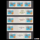 1990 Skateboarding Peel & Stick Stamps Collector Pack MUH