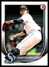 Logan Gilbert 2025 Bowman #87 Mariners MLB READ FREE SHIPPING AutographDen
