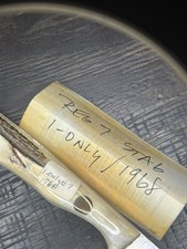 Vtg Jimmy Lile ( No Dot ) Custom Fixed Blade Knife Hunter Nice Handle