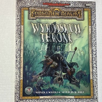 TSR Dungeons & Dragons Forgotten Realms Wyrmskull Throne 1999 TSR11405