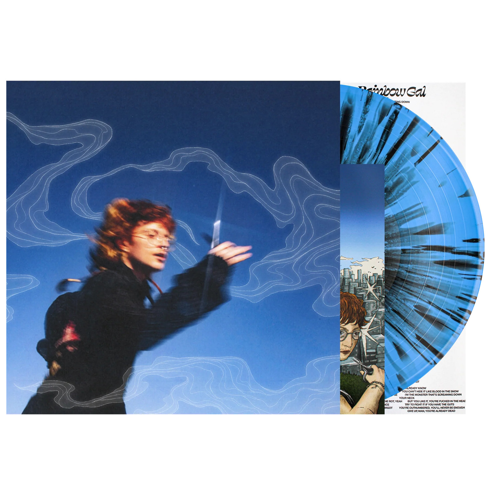 Cavetown | Running With Scissors | Vinyl LP - Blue w/ Black