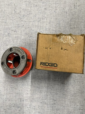 #ad Ridgid 37410 12 R 1 1 2quot; Hand Threader NPT Die Head Complete Brand New $145.00