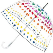 Clear Bubble Umbrella with Dome Canopy and Lightweight Wind and Rain Protection