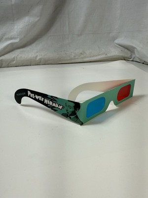 Rare Pee Wee Herman 3d Glasses Creepy Co Vintage Style Brand New Red Blue