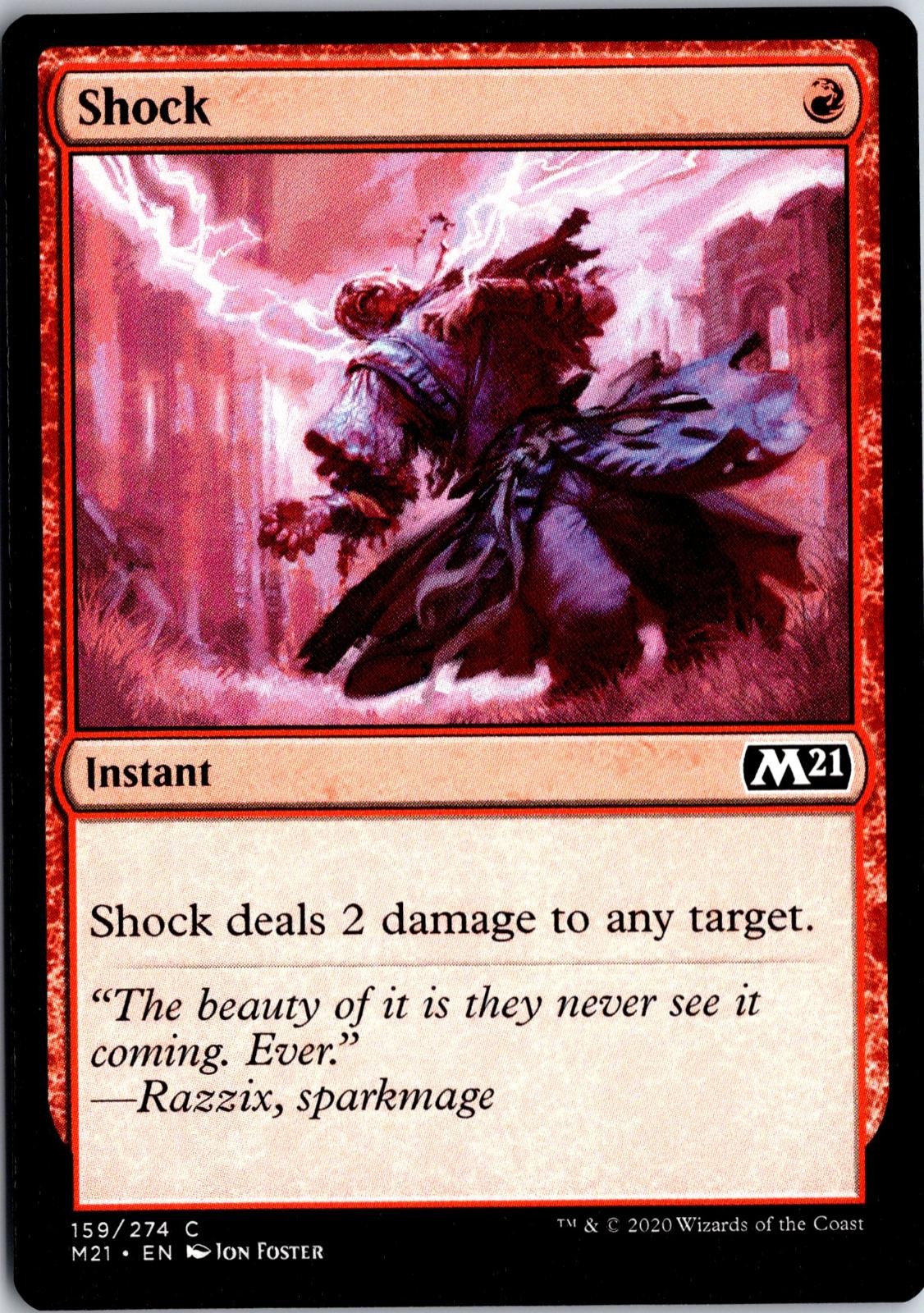 Shock 159 C Core Set 2021 Magic: The Gathering NM/M