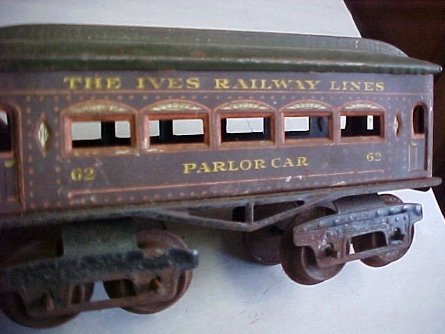 Ives 60 & 62 Passenger Train Cars - Image 2 of 4