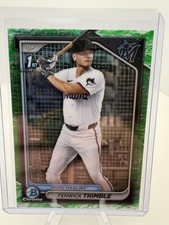 2024 Bowman Draft - Chrome Fenwick Trimble #BDC-121 Lunar Glow Refractor (RC)
