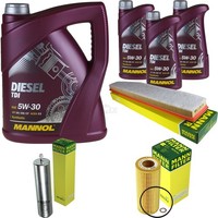 Motor-ÖL 8L Mannol Diesel Tdi 5W-30+MANN-FILTER Filterpaket FüR Bmw X3 E83 30D