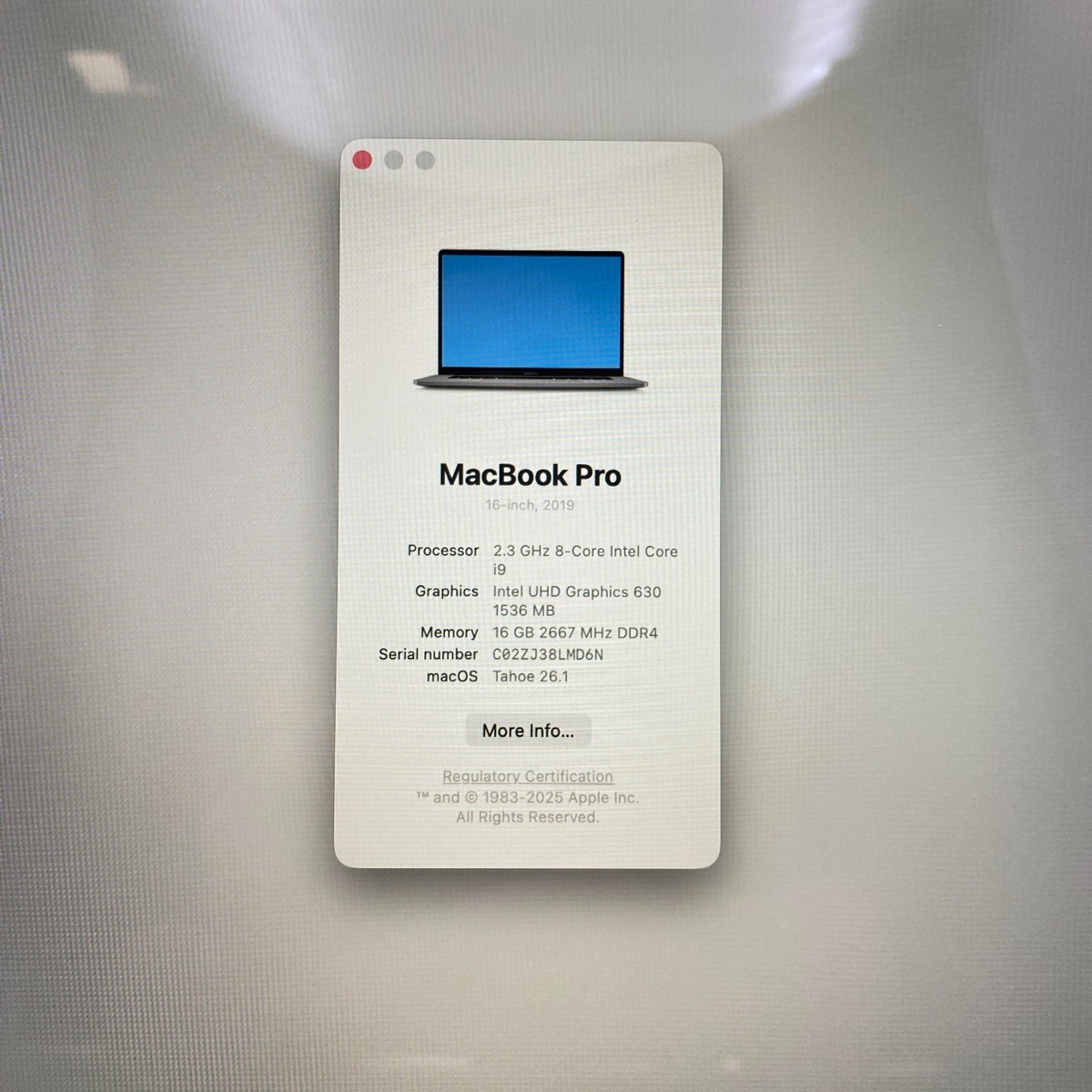 Apple MacBook Pro 16