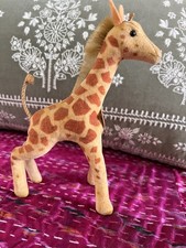 1960s  7 Steiff  MARKE Giraffe Velvet Stuffed...