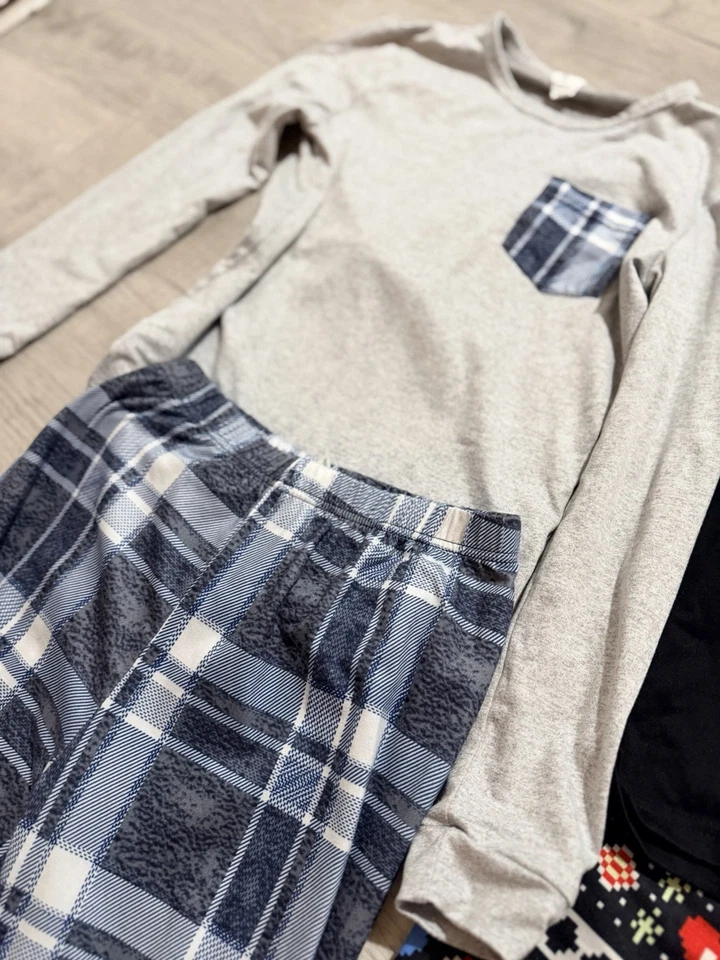 Conjunto de pijama festivo para niños - negro, azul, multicolor niños 11-12 Foto 4 de 4