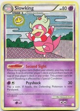 Slowking 12/123 Holo Rare HeartGold & SoulSilver Pokemon Lightly Played