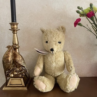 Seltener ALTER BÄR mit Original Etikett Jane Hissey - Old Bear & Friends Golden Bear Ltd