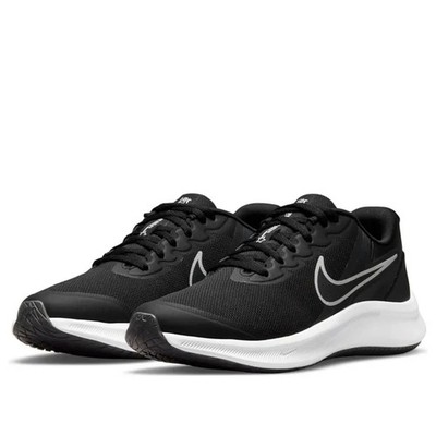 Nike Star Runner 3 Running Shoes Kids Size 5.5-6 Black New DA2776-003