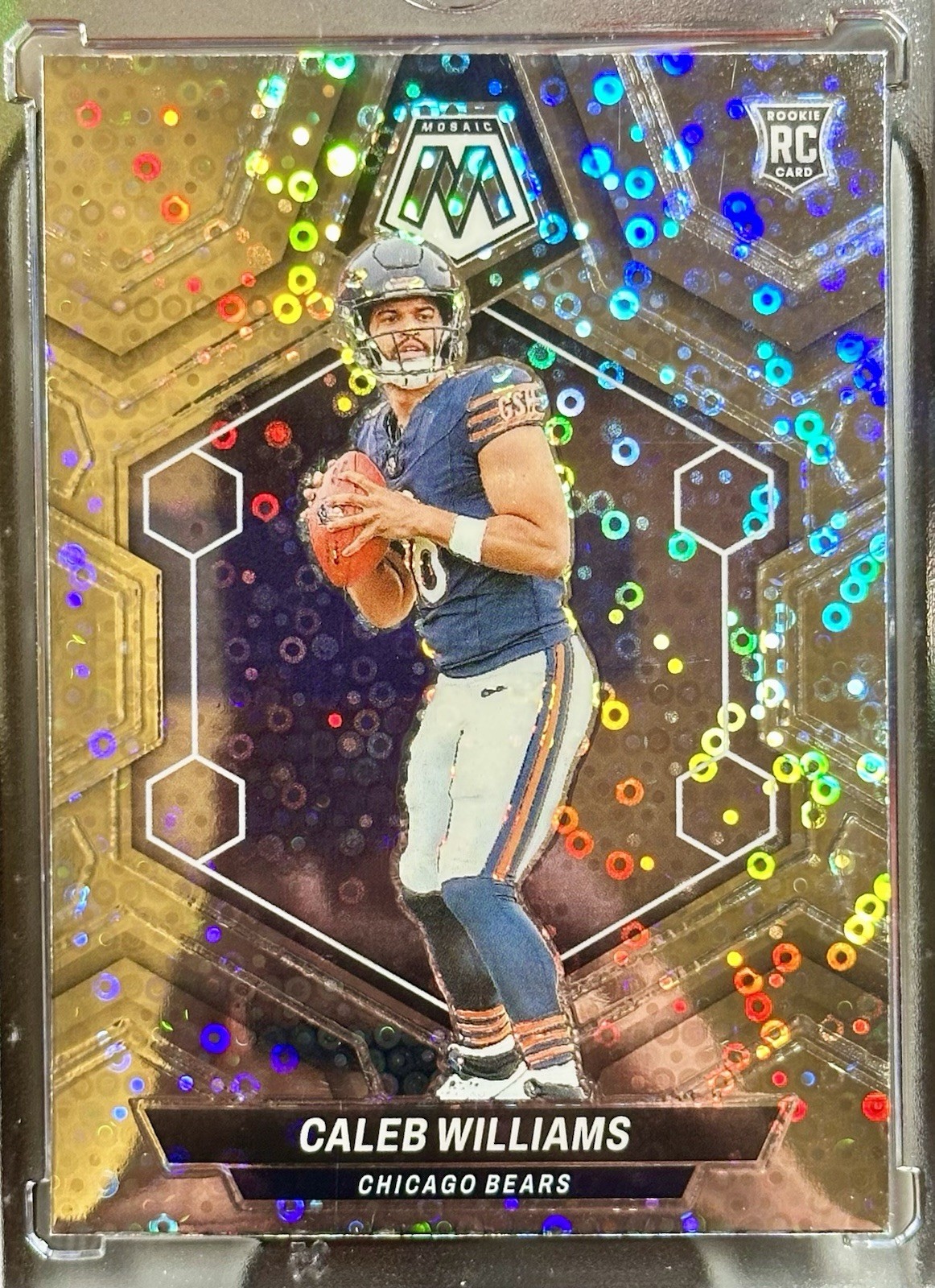 2024 Panini Mosaic Rookies Caleb Williams #301 No Huddle Disco (RC)