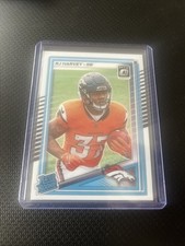 Panini 2025 Donruss Optic Rated Rookie RJ Harvey #208 Broncos NFL Card