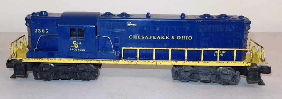 Lionel Trains #2365 Chesapeake & Ohio Diesel Locomotive Good Runner - Image 3 of 4
