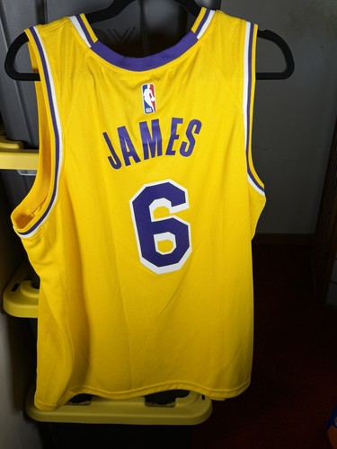 LeBron James, Los Angeles Lakers, #6 NBA Nike Swingman Jersey, Mens XL