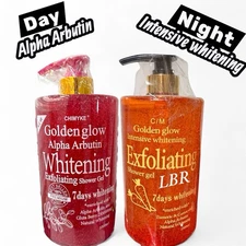 2pcs Golden Glow Alpha Arbutin & Golden Glow Intensive Whitening Shower Gel 💯
