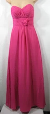 May Queen Couture Evening Dress Vivid Pink USA Size 4 UK Size 8 Very GC Prom Wed