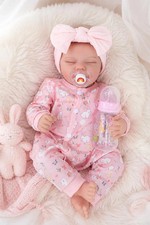 Lifelike Reborn Baby Dolls Girl - 18 Inch Cute Realistic Newborn Baby Doll with