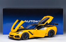 AUTOart 1/18 Chevrolet Corvette C7 ZR1 Yellow Diecast Car Model 71278