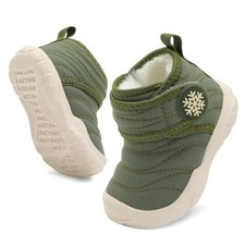 Barefoot Baby Boys Girls Boots Warm Winter House 2-2.5 Years Toddler Green