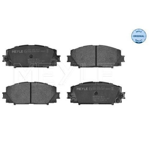 Plaquettes de frein Meyle 0252434717 pour kit de frein à disque Toyota Daihatsu