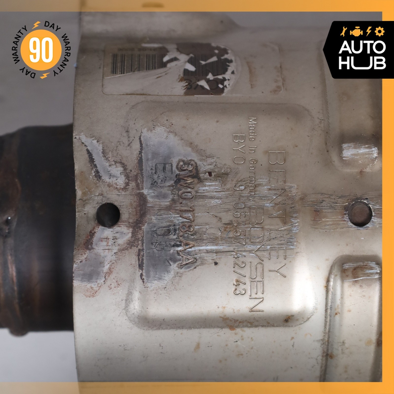 Bentley Continental Flying Spur Middle Exhaust Downpipe Left & Right Side OEM