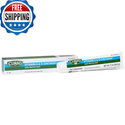 Curad Vitamin A And D Ointment 2-Ounce Tube Case Of 12 Cur003501