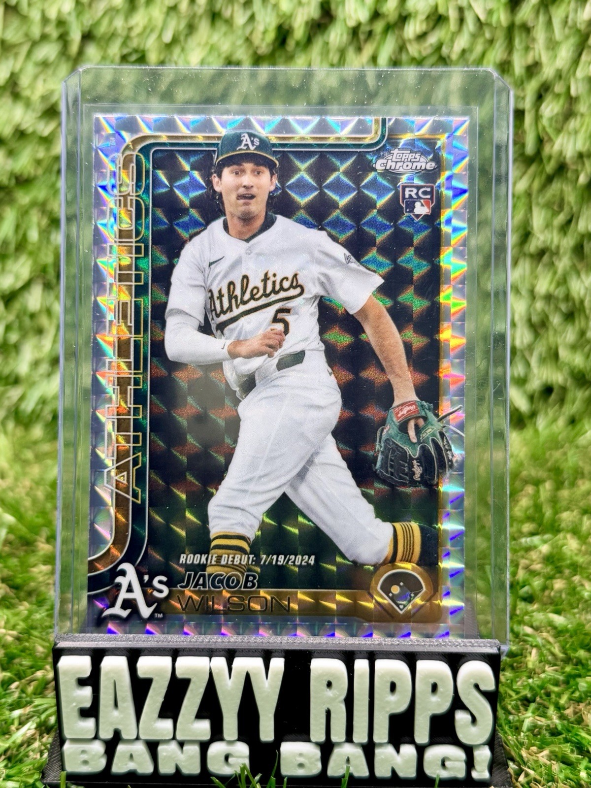 JACOB WILSON 2025 TOPPS CHROME UPDATE ROOKIE DEBUT GEOMETRIC RC Q4450