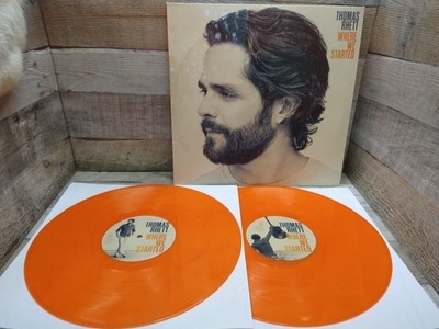 Thomas Rhett Where We Started  2 LP ORANGE VINYL DAMAGED SLEEVE SEE PHOTOS