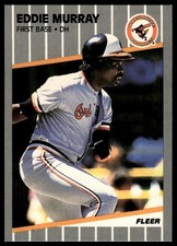 1989 Fleer #611 Eddie Murray 
