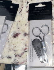 Gingher 4" Embroidery Scissors Straight Sharp Points Chrome Model G-4