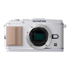 Olympus PEN E-P3 White Camera Body Used Tested from Japan 1-Year Warranty