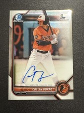 2022 Bowman Chrome - Prospect Autographs Collin Burns #CPA-CBS (AU, RC)