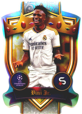 TCS 2124 Topps Super Stars 2023/24 Vini Jr. Royal Chrome ROY-3