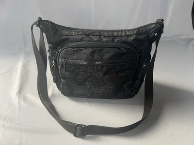 NEUw. Kipling GABBIE S Jaquard Selten black schwarz Tasche Bag Gothic Festival