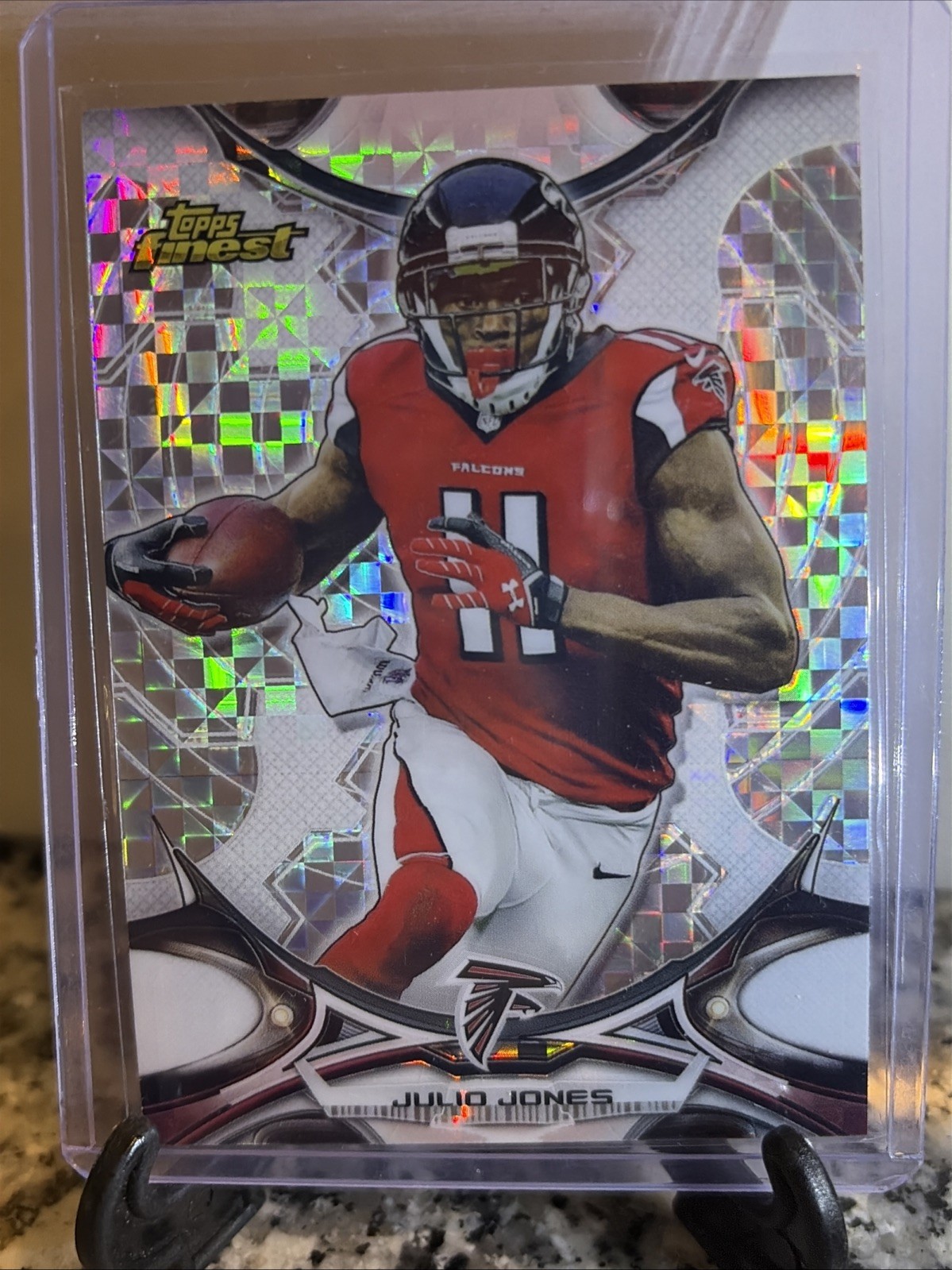 2015 Finest #111 Julio Jones X-Fractor Atlanta Falcons